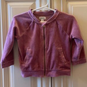 Beautiful Gymboree Baby 12-18 month mauve velour
